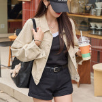 [나크21] (55~99) 컴팩트 루즈핏 크롭 자켓 NK51-JS-8 : NAK21