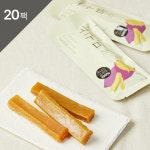 자연다움 간편하고 든든하게 고구마스틱 군고구마바 고구마말랭이 아기간식 20g, 20개 : 웰리유