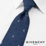 지방시 GIVENCHY 스퀘어 로고 명품넥타이 실크 클래식 타이선물 J5906-004 블루 : 아비스몰
