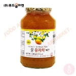 꿀유자차 1Kg 대용량 청솔 : 리뉴유통