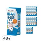 파스퇴르 바른목장 유산균 음료, 125ml, 48개 : 메이드인해피