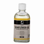 썬플라워오일 해바라기유 55ml 해바라기씨유 유화그리기세트 건성유 : 드투즈