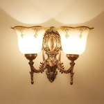 거실조명 벽등 벽 Sconce 된 골드 세련 실내 벽부착등 장치 E27 소켓 : 찜꽁꽁샵