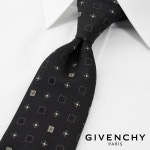 지방시 명품넥타이 스퀘어 GIVENCHY 로고 이태리실크 넥타이선물 J5906-001 블랙 : 아비스몰