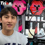 [줄작업포함] 트라이온 멘탈커버 배드민턴라켓 경량 가벼운 선수용 라켓 : 배드민턴에이원