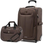 Travelpro 여행용 캐리어 출장 1박2일 가방 트래블프로 맥슬라이트 5 소프트사이드 2종 세트 확장형 기내 반입용 업라이트 2개 휠 러기지... 