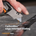 Fiskars 피스카스 박스 칼 커터 771030-1001 전문가용 교체 날, 50개입, 실버 50개 M9 : 은이삼트린카