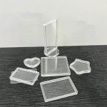 스타일 프로젝트 공예품 플라스틱 투명 키 체인 매력 공백 1. 15 : 시므네34호점