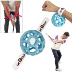 닥터 골프 스윙 트레이닝 볼은 손과 팔이 함께 일할 수 있도록 교육하여 더 연결된 스윙을 개발하고 충격을 통해 분할되는 것을 줄이도록... 