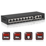 네트워크스위치 데이터전송허브 랜허브 Ienron 기가비트 스위치 1085 포트 1000mbps 이더넷 : 백억부자할미