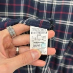 빈폴 캐주얼 오버핏 체크 반팔 셔츠 100 D00916 : 꽁단빈티지