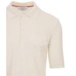 톰브라운 실크 피케 포켓 폴로 티셔츠 화이트 MJP216A J0192 100 : 프렌치Shop