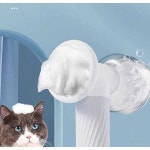 강아지거품기 버블머신 샴푸 디펜서 목욕 포밍 그루밍 세안 마사지 브러시 손질 자동 무선 : 헬로우제이제이