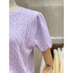 [갤러리아] [쿠바이투] 25여름 밀크단추가디건／퍼플 T52KCA41AX(한화갤러리아㈜ 진주점) : 갤러리아백화점