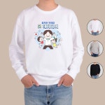 맨투맨 남여공용 해피데이 5월 가정의 달 그림 가족티셔츠 동호회단체복 모임티셔츠 아동맨투맨 : 머니3레드