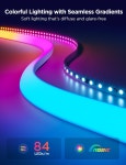 Govee 고비 면발광 LED바 네온 로프 조명, 벽면 라인 Matter 지원, 알렉사구글 연동, 5M RGBIC 스트립, 앱 제어, 음악 동기화, 거실침실 M6... 