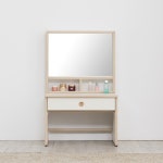 좁은집 전용 미니 좌식화장대 거울세트 600 수납가구 정리장 오피스텔 자취방꾸미기 : 티티루