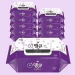 땡큐 오리지널 순수깨끗한 물티슈 캡형 100매 10팩 : UNIDAON