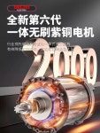 고지가위 리튬 배터리 고지 전동 가지치기 기계 연장봉 확장형 충전식 3.3m6인치4.0Ah배터리1개+체인3개 : 올띵앤드
