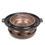 구리석쇠 업소용 식당 메시 직화 구이 숯불 갈비 구리 화로 땋은 265 295mm : 베네핏인터스토어