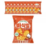 씨제이 바삭칩 핫스파이시 45G/상온, 10개 : 마르셀 종합 스토어