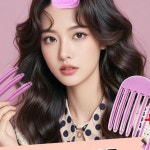 6핀+3핀 헤어 뿌리 가르마 핀 집게 볼륨핀 앞머리 : 기안해피