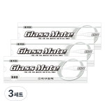 지구화학 글라스메이트 유리용 색연필 하양 3입 x 12p 세트, 1색, 3세트 : 메이드인해피