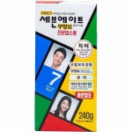 파온 부분 칠하는 고급 올리브영 바르는 세븐에이트 크림 칼라 염색약 7호 자연흑갈색 1개 : 퍼퓸앤코스