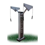 실외체육시설 생활체육시설 제일 야외운동기구 두팔 줄당기기 헬스 공원 운동기구 : 똘복몰