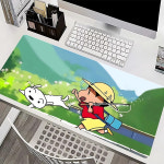 신짱 짱구 맹구 신형만 흰둥이 마우스 장 패드 매트 굿즈 C-Crayon S-Shin Chan 대형 카펫 러그 사무실 액세서리 데스크 키보드 게임용 PC... 