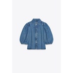 [국내] 자라 ZARA ZW COLLECTION 데님 블라우스 - 블루 5216/053/400 5346996 : 정품 백화점