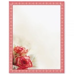[ 780160 ] Paperdirect Sentimental Roses 레드 핑크 약혼 발렌타인 초대 테마 종이 문구류, 테두리 용지, 레터 헤드 21.6 x 27.9cm(8.5... 