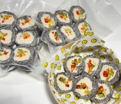 [놀면멍하냥]멍김밥 6p 생일파티 강아지김밥 강아지 수제간식 : 놀면멍하냥