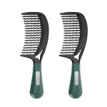 웨신 손상모 러버그립 웨이브 헤어빗 브러쉬 그린X2개 : 이리와코리아