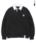 그레이버  UNISEX 플라워도트 자수 카라맨투맨_2color G(D)-CMG(25)-1-2R : SindMill