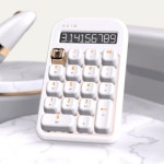 아지오 프리미엄 블루투스 무선 기계식 계산기 숫자패드 AZIO 화이트 : 도쿄천국