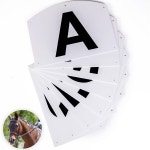 승마 선수 및 이벤트를 위한 Soooo 8Pcs 월마운트 마장마술 경기장 문자에는 문자 A B C E H K F M 문자가 포함됩니다 : 서세스드리어