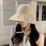 2025년 신형 여름 썬캡 햇빛 자외선 차단 벙거지 챙 모자 퀵드라이 투웨이 스트랩 버킷햇 : 다이렉트스토어