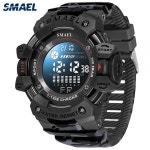 SMAEL Men 디지털 시계 [세금포함] [정품] Camouflage 스트랩 for Boys LED 카운트다운 스포츠 손목시계 2776260 355380708983... 