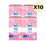 쏘피 생리대 한결 흡수력 팬티라이너 무향 롱40pX40팩 : 비엔엠코리아