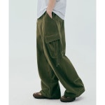 (국내출고) 코드그라피 엑스트라와이드핏 카고 코튼팬츠 바지 카키 : 럭키크로스