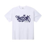 스트릿 레터링 오버핏 라운드 반팔 티셔츠 S0185 : 그루브스텝