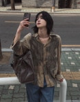 녹시 그런지 다잉 오버핏 셔츠 (3 color) : 투플랜