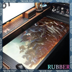 헌터 몬헌 발파루크 고어마가라 이베르카나 pc방 마우스 장 패드 매트 굿즈 Monster Hunter Wilds 전자 스포츠 게임 카펫 러그 컴퓨터... 