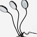 3헤드 식물 조명 다육이성장등 집게 형 등 용Led LED : 카우와