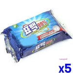 표백얼룩제거행주 200g 욕실세제 세탁비누 찌든때전용 5개 산정비누 빨랫비누 세탁기세제g : 미미샵B