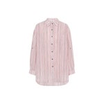 카라 모던 여자 스트라이프 셔츠 단추 데일리 봄 그라데이션 가을 빅사이즈 빈티지 세로 : 트릴로지