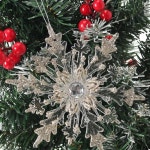 UZ 따뜻한크리스마스 트리스노우볼 크리스마스재료 학교 트리 오너먼트 3p세트 : 우주모아몰