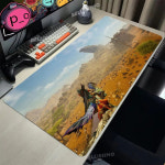 헌터 몬헌 발파루크 고어마가라 이베르카나 pc방 마우스 장 패드 매트 굿즈 인기 게임 Monster Hunter Wilds 미끄럼 방지 고무 가장자리 잠금... 
