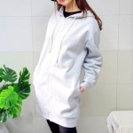 (국산면원단/국내자체생산) J4001 롱 후드 집업 자켓 20대30대여성의류 : 조이마담 투스타시스